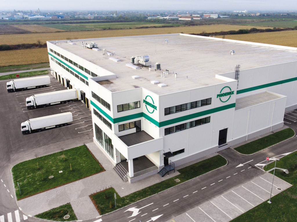 The logistics center of Phoenix Group in Simanovci