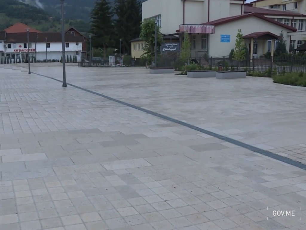 The newly opened square in Plav