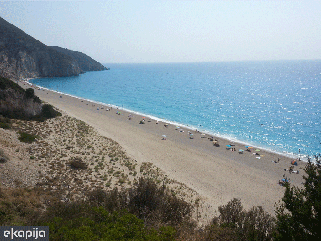 Lefkada, plaža Milos