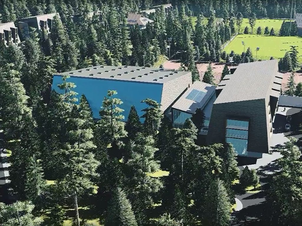 Izgled budućeg poslovno-sportskog centra Trnovo