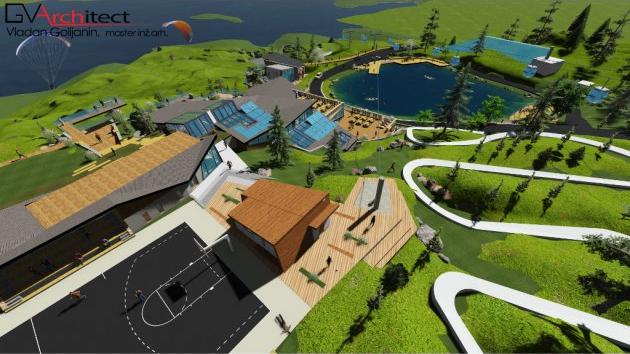 Idejni projekt turističko-rekreativnog centra Ravna planina Pale