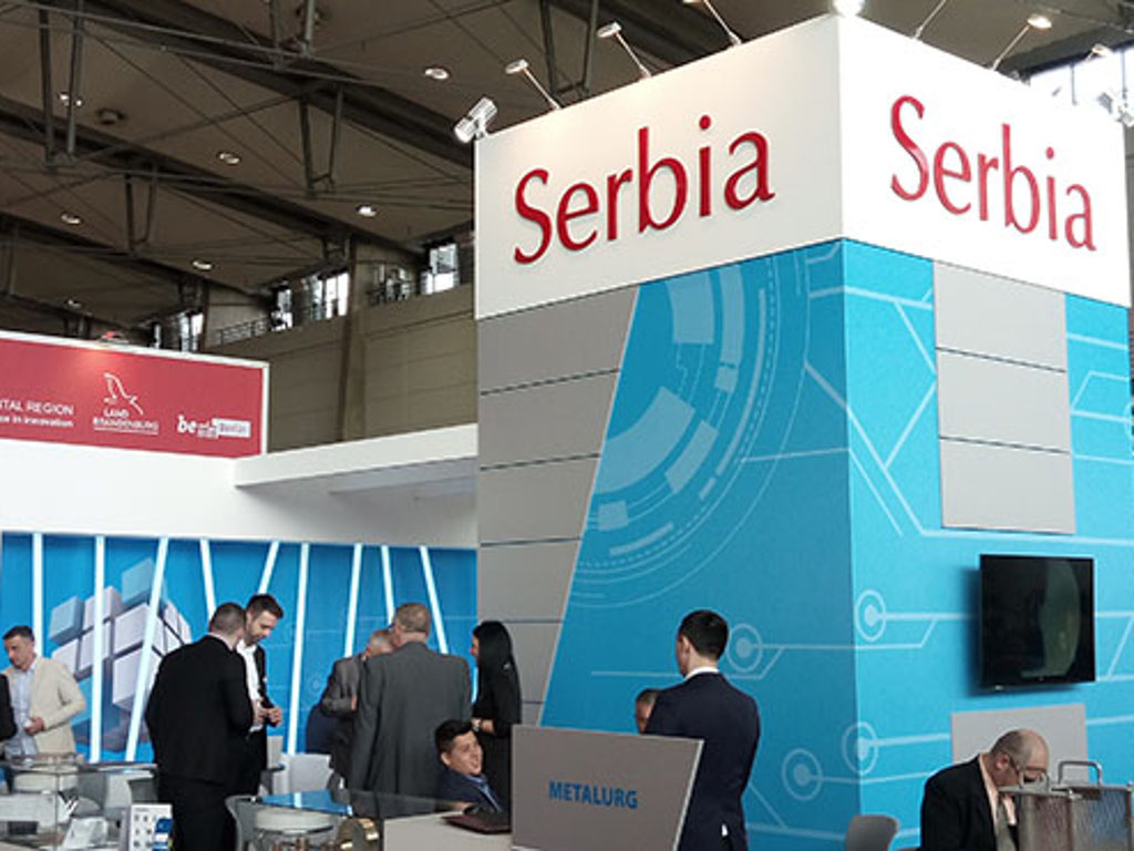 Serbia's stand at Hannover Messe 2017
