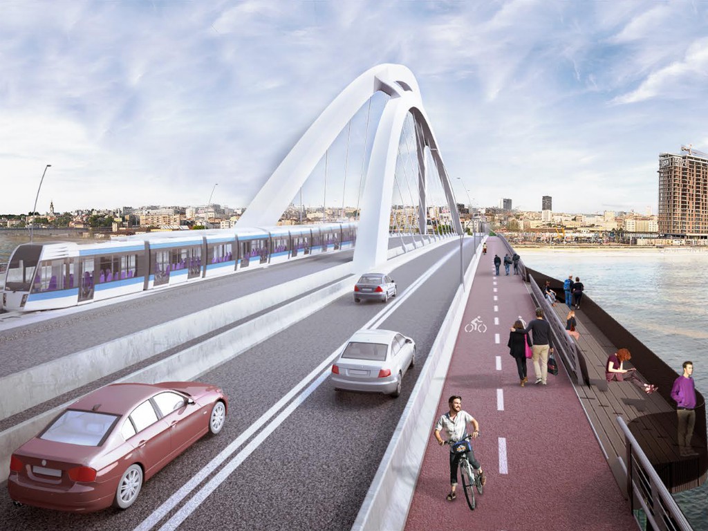 The future bridge, whose construction in the location of the Old Sava Bridge has already caused numerous reactions, both positive and negative