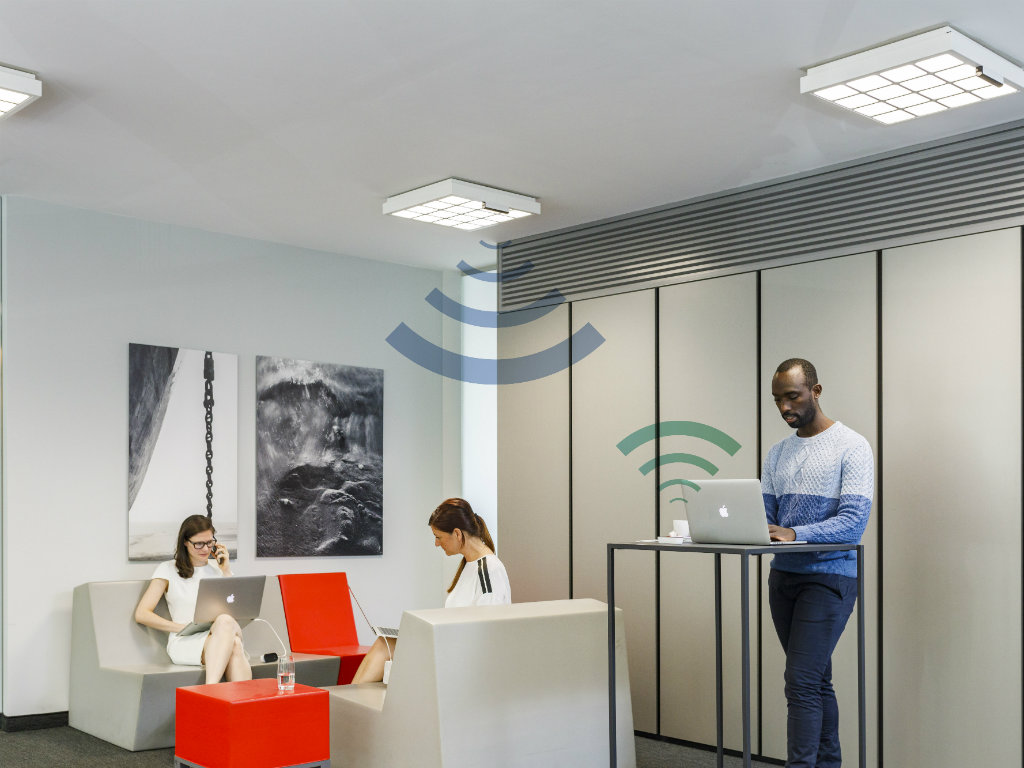 Trulifi is ideal for open-plan office spaces
