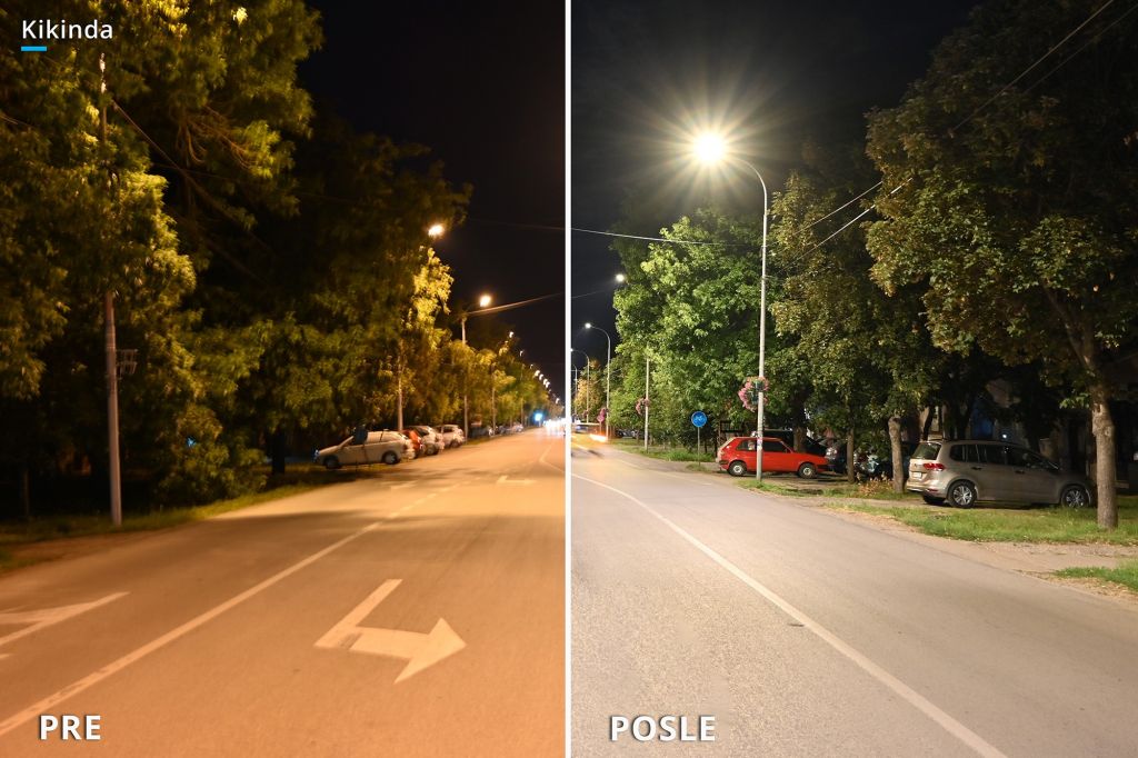 Reconstruction of public street lighting in Kikinda