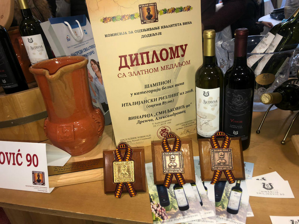 Awarded wines
