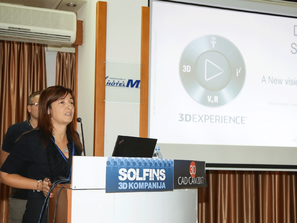 Patrizia Fois specijalni gost seminara o 3D tehnologijama u ime kompanije Dassault Systemes