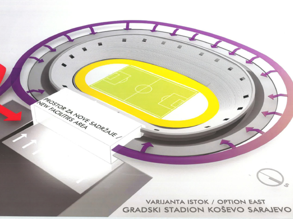 Predidejno rješenje obnove stadiona Koševo
