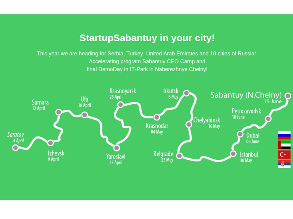 Turneja "Startup Sabantuy"-a