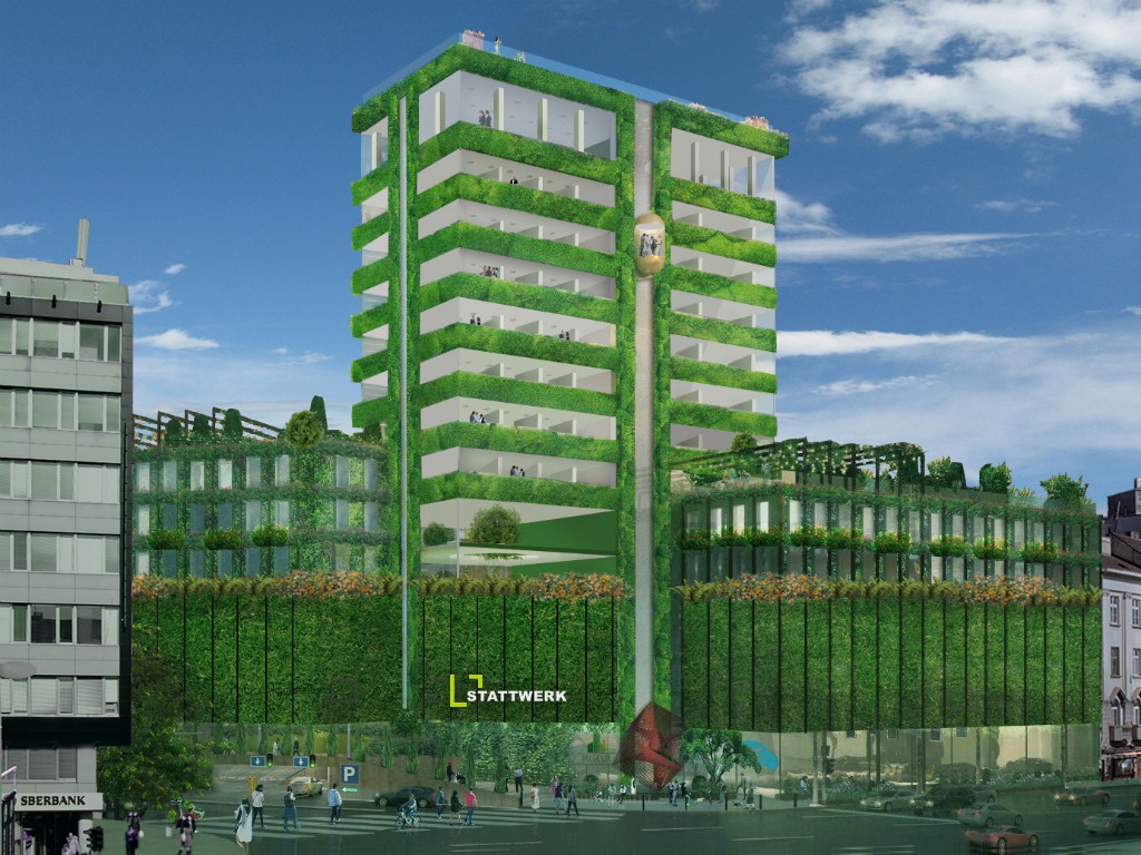 Mogući izgled zgrade na Zelenom vencu