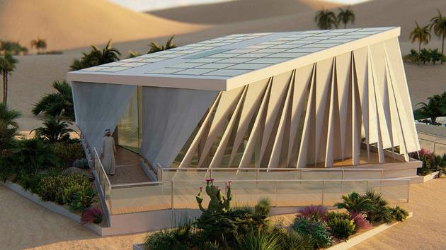 Solarna pustinjska kuća Twist Box
