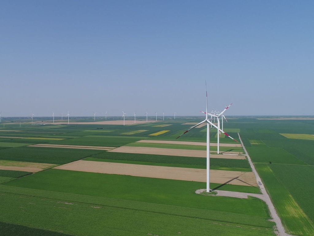 </span><span>Windpark Kovačica, eröffnet 2019